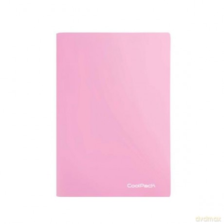 Zeszyt A5 PP kratka 60k Pastel Powder Pink CoolPack 20712CP