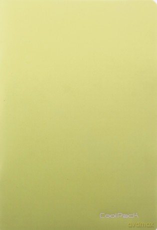 Zeszyt A5 PP kratka 60k Pastel Powder Yellow CoolPack 21078CP