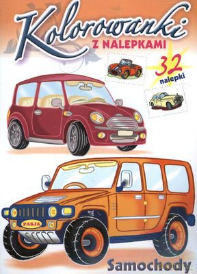 Kolorowanki Z Nalepkami Samochody [KSIĄŻKA]