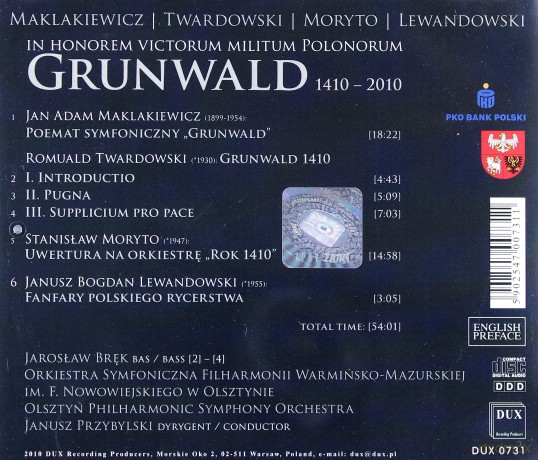 Grunwald 1410-2010 - Maklakiewicz/Twardowski/Moryto/Lewandowski [CD]