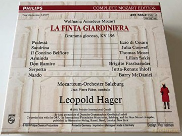 Fassbaender/Moser/Hager: Mozart:La Finta Giardiniera [3CD]