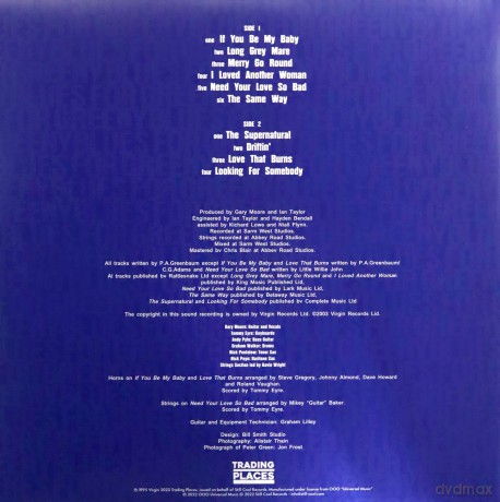 Gary Moore: Blues For Greeny [Winyl]