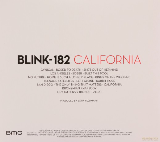 Blink-182: California [CD]