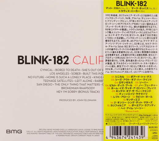 Blink-182: California [CD]