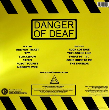 Ten Benson: Danger of Deaf (Colour) [Winyl]
