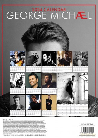 George Michael: George Michael 2024 Unofficial Calendar [KALENDARZ]