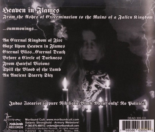 Judas Iscariot: Heaven In Flames [CD]
