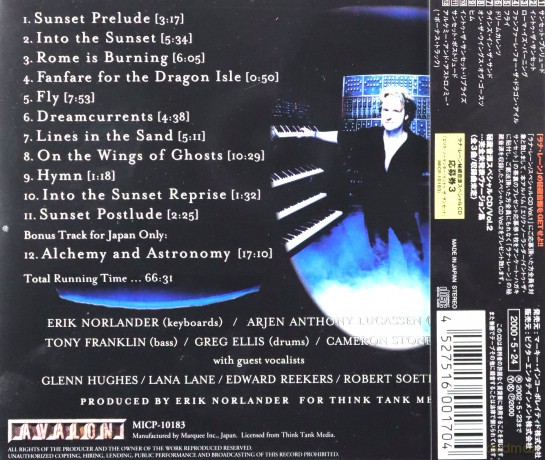 Erik Norlander: Into The Sunset [CD]