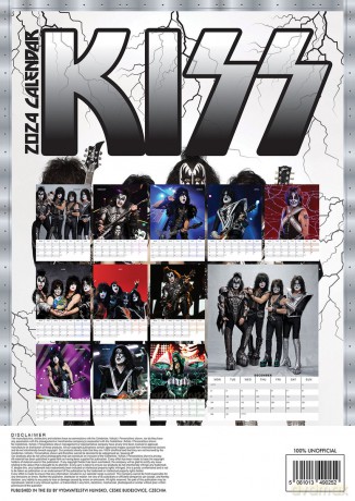 Kiss: Kiss 2024 Unofficial Calendar [KALENDARZ]
