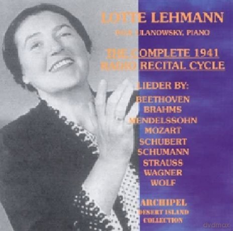 Lehmann: Lehmann The Complete 1941 Radi [2CD]