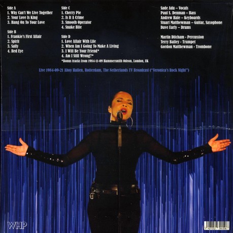 Sade: Live 1984-09-21 Ahoy Hallen. Rotterdam [Winyl]