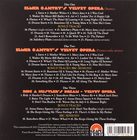 Elmer Gantrys Velvet Opera: Long Nights Of Summer The Elm [3CD]