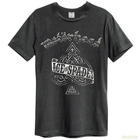 Motorhead: Motorhead Ace Of Spades Amplified Medium Vintage Charcoal T Shirt