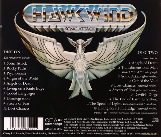 Hawkwind: Sonic Attack [2CD]