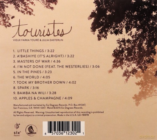 Toure/Easterlin: Touristes [CD]