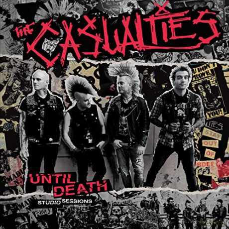 Casualties: Until Death - Studio Sessions (Red/Black Splatter) [Winyl]