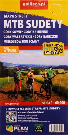 Mapa Strefy MTB Sudety - trasy rowerowe -2023