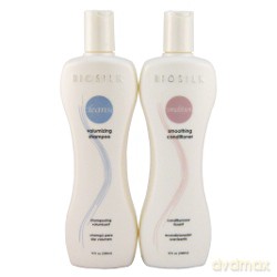 Farouk Biosilk Smoothing Zestaw - Szampon wygładzający do włosów 350ml + Odżywka wygładzająca do włosów 350ml (65139/67542+67566) [KOSMETYKI]