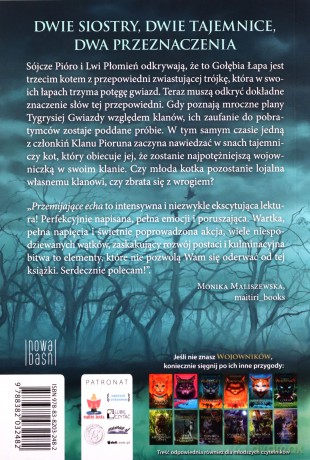 Wojownicy. Omen gwiazd (Tom 20) Przemijające Echa - Erin Hunter [KSIĄŻKA]