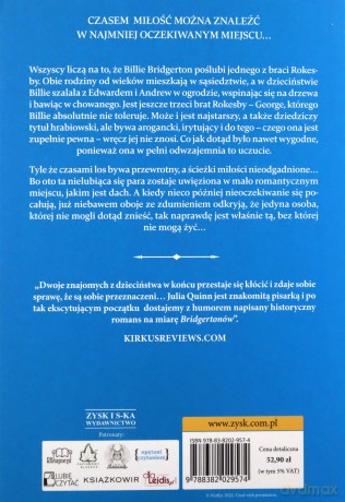 Wszystko przez pannę Bridgerton - Julia Quinn [KSIĄŻKA]