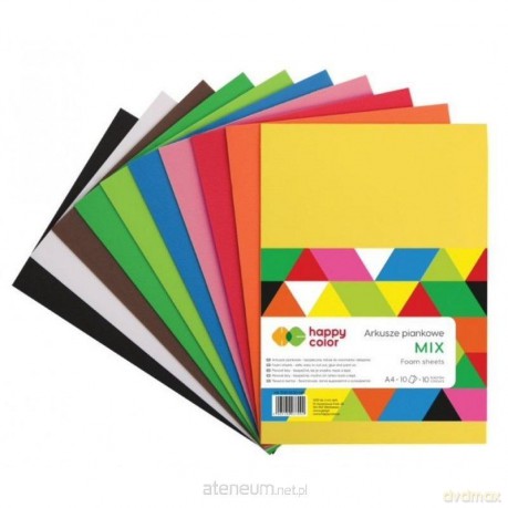 Arkusze piankowe mix A4 8 szt