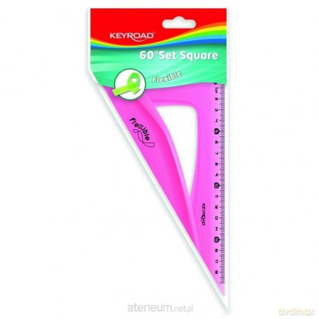 Ekierka 60 stopni elastyczna 18 cm MIX