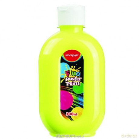Farba plakatowa fluorescencyjna żółta 300ml