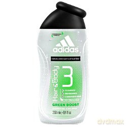Adidas 3 Green Boost Żel pod prysznic 250ml (43431) [KOSMETYKI]