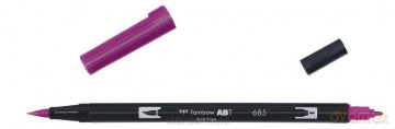 Flamaster dwustronny akwar. deep magenta (6 szt)