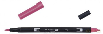 Flamaster dwustronny akwarelowy hot pink (6 szt)