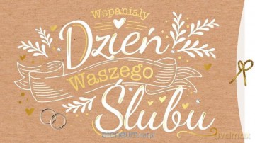 Karnet KPE-0150 Ślub