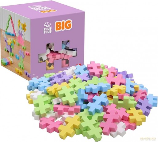 Klocki Plus-Plus Big Pastelowe 100el [KLOCKI]