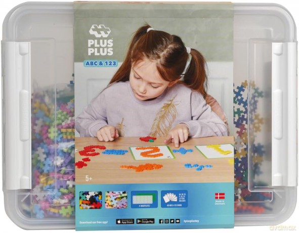 Klocki Plus-Plus Naucz się budować ABC&123 2000el [KLOCKI]
