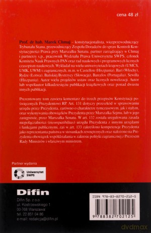 Komentarz do Konstytucji RP art. 131, 132, 133 [KSIĄŻKA]