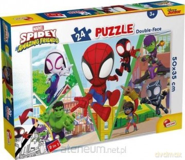 LISCIANI dwustronne PLUS Spidey Let's Challenge [PUZZLE]
