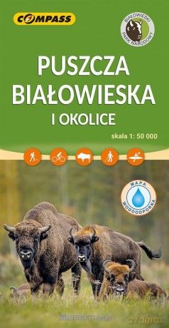 Mapa - Puszcza Białowieska 1:50 000