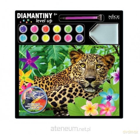 Mozaika diamentowa Level Up - Leopard