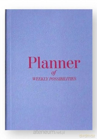 Planer tygodniowy niebieski