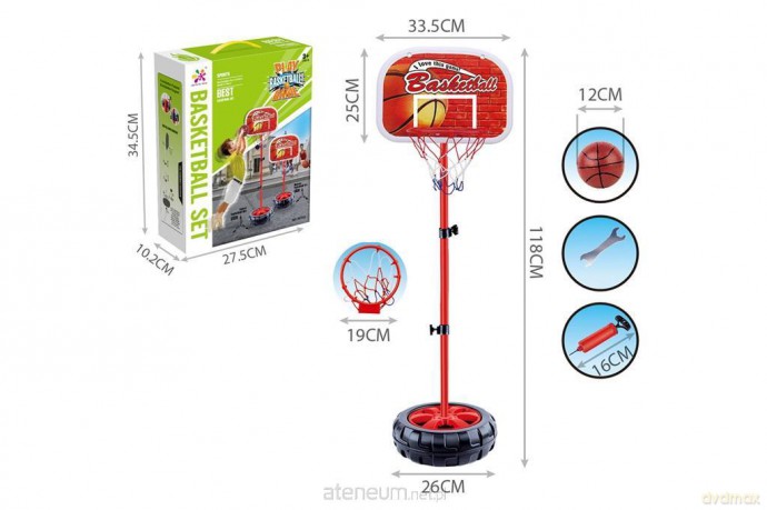 Tablica do koszykówki stojąca 118 cm