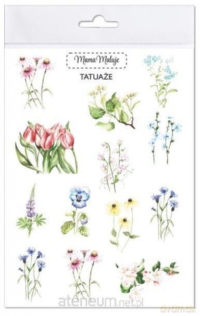 Tatuaże zmywalne Kwiaty