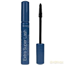 Rimmel Mascara Extra Super Lash Wodoodporny Tusz do Rzęs 8ml - 001 Black czarny (27102) [KOSMETYKI]