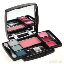 Makeup Trading Schmink Set Compact Complet Zestaw do makijażu - Eyeshadow x3 + Blusher x1 + Lipgloss x3 (00697) [KOSMETYKI]