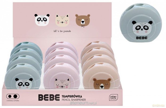 Temperówka podwójna z pojemnikiem BB Girls (12 szt)