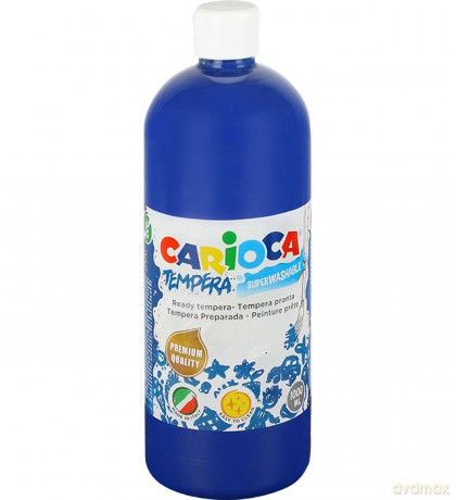 Farba tempera granatowa 1000 ml Carioca KO030/17