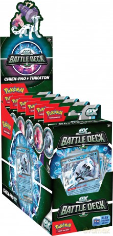 Pokémon TCG: Ex Battle Decks Chien-Pao/ Tinkaton 6 sztuk [KARTY]
