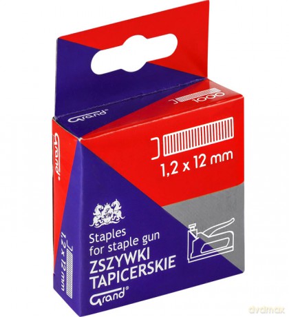 Zszywki do zszywacza tapicerskiego - takera 1,2x12