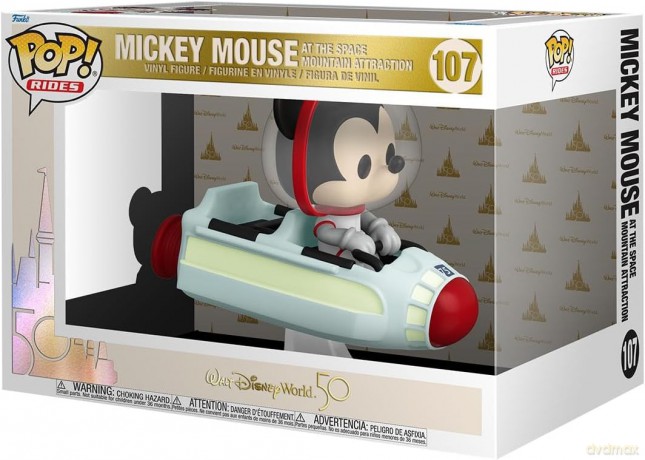 Funko Pop! Rides Walt Disney World 50 Mickey Mouse At The Space Mountain 19x25,5cm [FIGURKA]