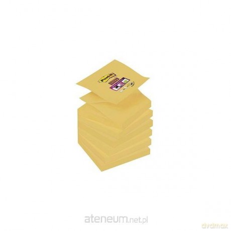 Karteczki Super Sticky 76x76mm 12x90K żółte