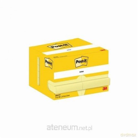 Kateczki samoprzylepne 51x76mm 12x100K żółte