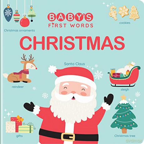 Baby's First Words: Christmas - Carine Laforest [KSIĄŻKA]